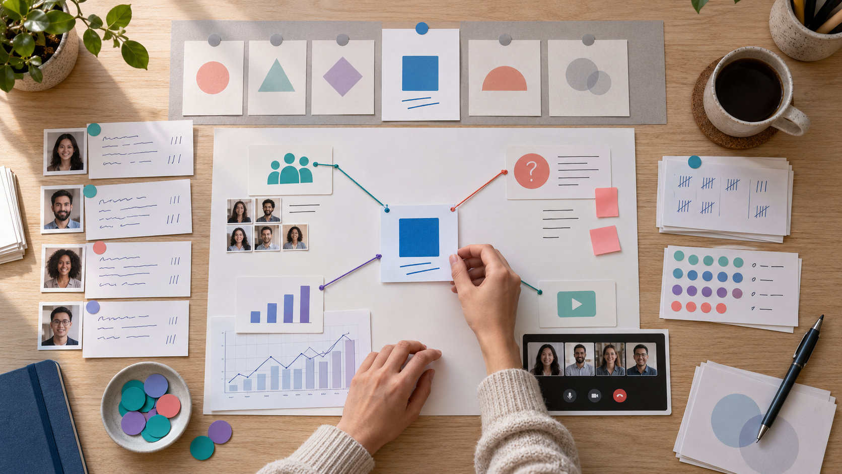 Creator validating an online course idea using audience research, learner conversations, content tests, and a small pilot.